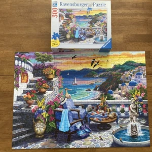 Rompecabezas Ravensburger 300 piezas SANTORINI SUNSET pieza grande Softclick - Imagen 1 de 2