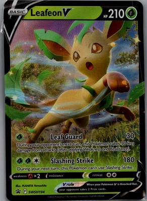 Leafeon V Promo SWSH: Sword & Shield Promo Cards SWSH194 NM - Image 1 of 2