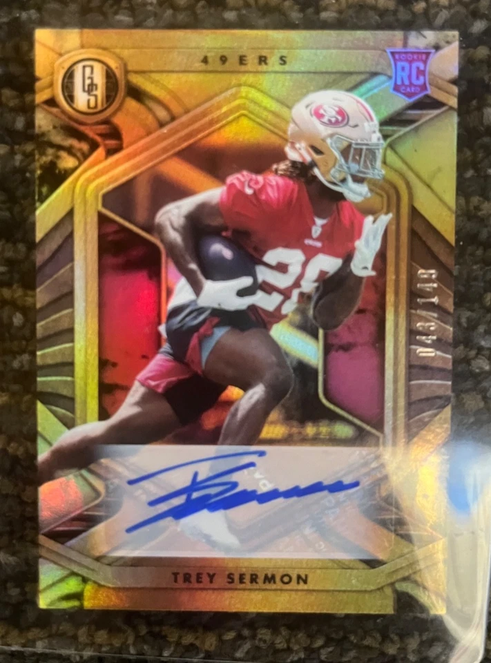2021 Panini Gold Standard - Rookies Trey Sermon #129 Autographs /149 (AU, RC) - Image 1 of 2