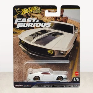 Ford Mustang Boss 302 1969 blanco Fast And Furious 6 Premium Hot Wheels 2024 - Imagen 1 de 1