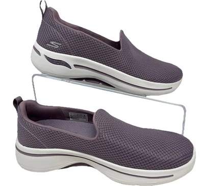 Skechers GO Walk Arch Fit Shoes Women’s 7 Mauve Comfort Slip On Walking 124401 - Image 1 of 4