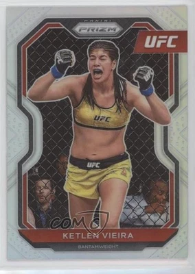2021 Panini Prizm UFC Silver Prizm Ketlen Vieira #85 - Image 1 of 2