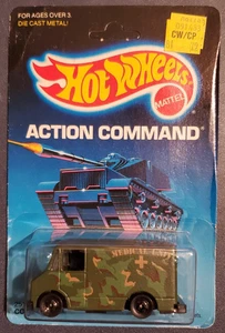 Vintage 1986 Hot Wheels Action Command Combat Medic 2519 Unpunched HTF - Picture 1 of 9