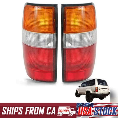 REAR TAIL LIGHT LAMP FOR TOYOTA LAND CRUISER FJ80 FZJ80 HJ80 LC80 Lexus LX450 - Image 1 of 4