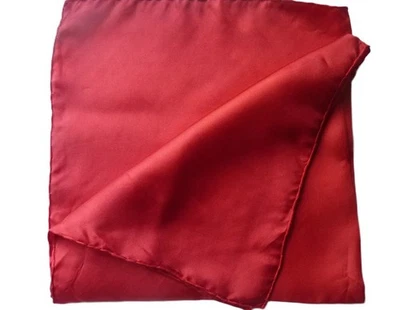 PAÑUELOS CUADRADOS BOLSILLO ROJO CIZALLA 19" X19" Foto 1 de 2