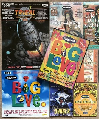 Universe Big Love 1993 tape pack + rave flyer collection Mickey Finn The Prodigy - Image 1 of 4