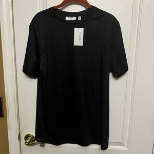 Murano Collezione Herren Slim Fit Schwarz Luxus Performance T-Shirt M - Bild 1 von 8
