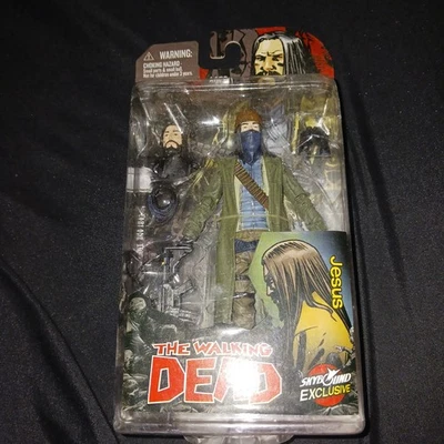 Figura de acción cómica exclusiva de Skybound The Walking Dead Jesus de McFarlane Toys Foto 1 de 3
