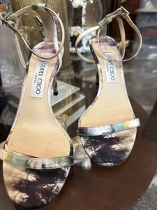 Jimmy Choo Oasis Riemchensandalen Tie Die Größe 8,5 - Bild 1 von 12