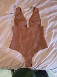 Mng Mango Brown Bodysuit Size M BNWT - Picture 1 of 5