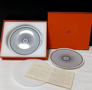 Hermes H Deco 2er Set Brot & Butter No.1 Teller 14 cm - Bild 1 von 3