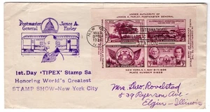 #778 TIPEX Full Sheet 1936 First Day Cover - Planty #73 - Picture 1 of 2