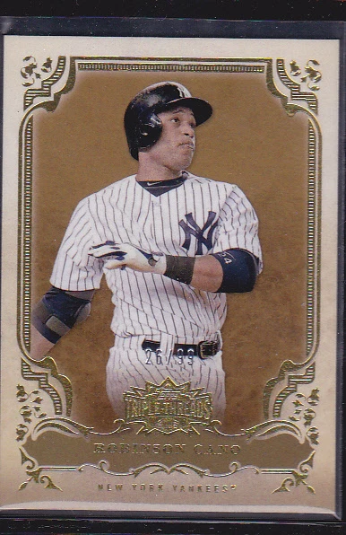 2013 Topps Triple Threads Gold #66 Robinson Cano 26/99 - Image 1 of 1