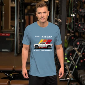 Toyota Tacoma shirt, toyota lover shirt, gifts for him, toyota vintage stripe - Picture 1 of 6