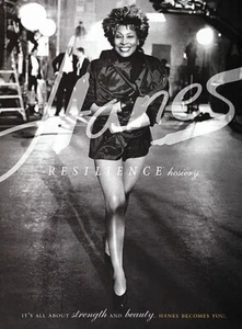 1996 Hanes Tina Turner Resilience hosiery sexy legs 1-page MAGAZINE AD - Picture 1 of 1