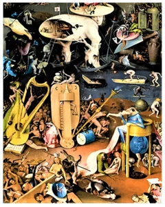 HIERONYMUS BOSCH - GARDEN OF EARTHLY DELIGHTS - 4"X5" PHOTOGRAPH - Picture 1 of 1