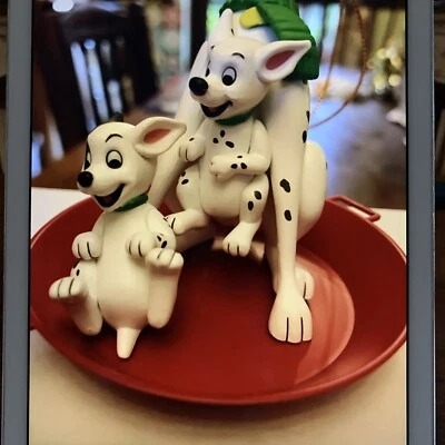 Disney Grolier Christmas Magic Hanging Ornament Figurine 105   101 Dalmatians￼ - Image 1 of 4