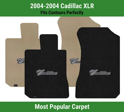 Alfombrillas delanteras Lloyd Ultimat para Cadillac XLR '04 con Cadillac negro sobre gris Foto 1 de 4