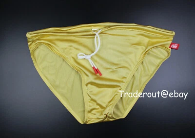 AussieBum Hombres Dorado Original Clásico 2.5 Bikini de Natación Calzoncillo Traje de Baño S M Foto 1 de 4