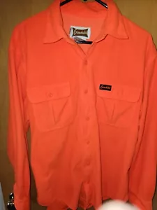 Vintage GAMEHIDE Blaze Orange Patch Super Soft Flannel. Mens Medium. Never Worn. - Picture 1 of 4