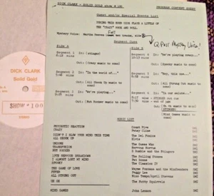 RADIO SHOW: DICK CLARK GOLD #100 CRAZY: PEGGY LEE, JOHN LENNON, NERVOUS NORVUS - Picture 1 of 1