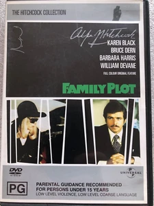 Family Plot Bruce Dern Karen Black Barbara Harris William Devane DVD - Picture 1 of 3