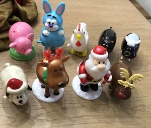 Pooping Candy Dispensers Pooper 9 Novelties Santa Rabbit Cat Reindeer Sheep Bull - Picture 1 of 8