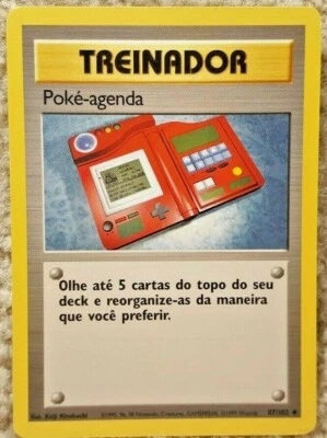 1999 Pokemon Card Base Set Treinador 87/102 Portuguese Version Edition - Image 1 of 4