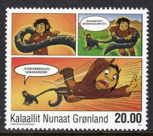 Greenland Scott #595 VF MNH 2011 KIaassassuk Comic Strip by Christian Rex - Picture 1 of 1
