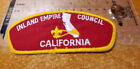 Bsa Califorina Inland Empire Council California, Csp T-2, White Backing. (Moww)