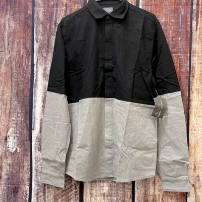 Camisa de vestir con botones Threads 4 Thought Color Block Foto 1 de 3