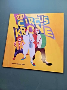 1967 programm CIRCUS KRONE cirque circo programme programma program programa - Bild 1 von 3