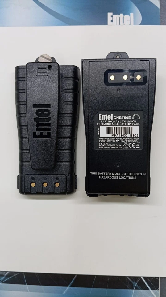 Entel CNB750E Lithium-Ion Battery Pack for HT Series Radio 7.4V 1800 mAh - Image 1 of 1