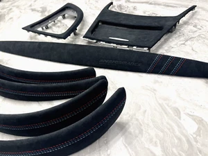 BMW SERIE1 E82 E81 E88 E87 ALCANTARA M COSTURAS Kit de ajuste interior LHD - Imagen 1 de 15