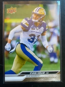 Evan Holm - 2024 Upper Deck CFL "Gold" Card #37 - Foto 1 di 2