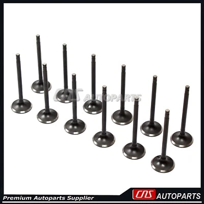 12 x Exhaust Valves Fits 03-14 Infiniti G35 FX35 I35 M35 Nissan VQ35DE VQ40DE Foto 1 de 4