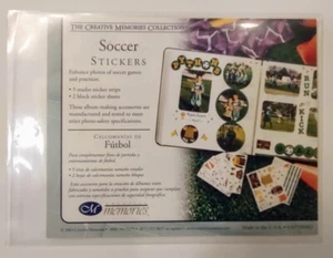 Paquete de pegatinas de fútbol Creative Memories vintage 2003 ¡SELLADAS! ¡NUEVO! - Imagen 1 de 2