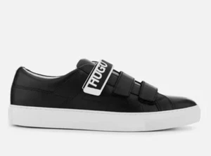 Hugo Boss Futurism Tennis Men’s sneakers/trainers black -Leather Size UK 10 (44) - Picture 1 of 16