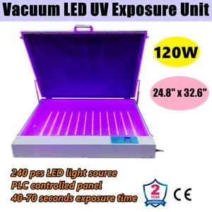 Qomolangma Tabletop Precise 24.8in x 32.6in 120W Vacuum LED UV Exposure Unit - Picture 1 of 11