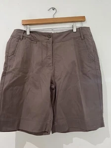 Thomas Cook Shorts Womens 14 Regular Straight Fit Cowboy Zip Button Pocket - Picture 1 of 12