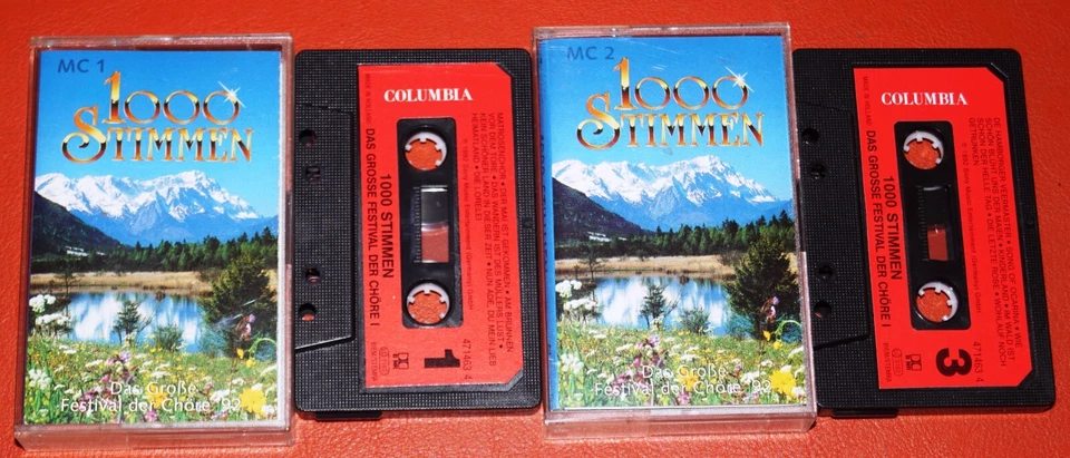 MC TAPE - 1000 Stimmen Das große Festival der Chöre 1992 MC 1 + 2 - Bild 1 von 1