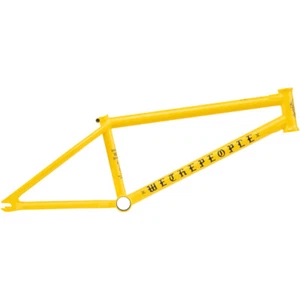 WE THE PEOPLE BMX PATHFINDER BICYCLE FRAME MATTE TAXI YELLOW - Picture 1 of 3