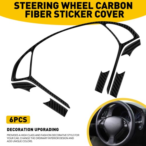 Carbon Fiber Fit Infiniti G37 20082013 Interior Steering Wheel Trim