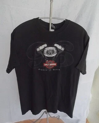Tee-shirt Harley Davidson Motor Cycles taille Large noir - Photo 1/4