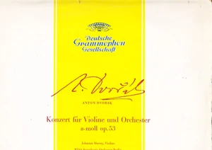 DGG TULIP 18152 - JOHANNA MARTZY - DVORAK - VIOLIN CONCERTO FRICSAY 21/8/53 NM - Picture 1 of 2