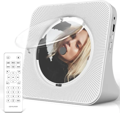 CD-Player Tragbar Radio Bluetooth Musik Fernbedienung Hifi Sound Lautsprecher - Bild 1 von 4