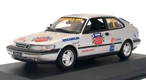 Minichamps 1/43 Scale Model Car 741728 - Saab Race Car - #1 Silver - Picture 1 of 5
