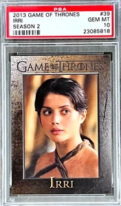 2013 Game of Thrones Season 2, Irri #39 PSA 10 GEM MINT (RARE: Population 1) - Picture 1 of 2