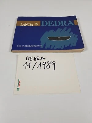 Manuale libretto uso e manutenzione Lancia Dedra originale non copia edizon 1989 - Immagine 1 di 4