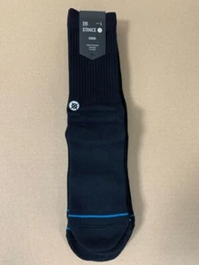 NEW 3pk Stance Men's Casual Crew Cotton Socks Size Large 9-13 Black - Picture 1 of 5